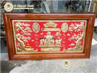 Tranh đồng mừng thọ giá rẻ tại Hà Nội