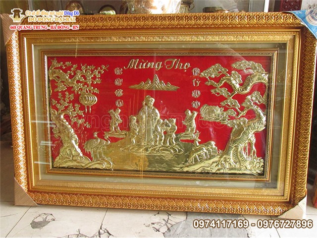 Tranh mừng thọ dưới 1 triệu, dưới 2 triệu, dưới 3 triệu, dưới 4 triệu đẹp nhất