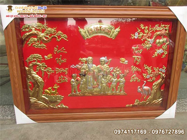 Tranh mừng thọ Ông, bà tuổi 60, 70, 80,90 giá rẻ đẹp
