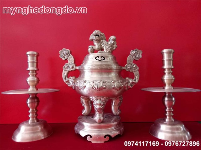 Giá bán bộ đỉnh tam sự bằng đồng đỏ chất lượng