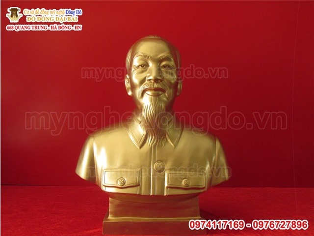Tượng Bác Hồ bằng đồng cao 40cm 50cm 60cm 70cm 80cm 90cm 1m