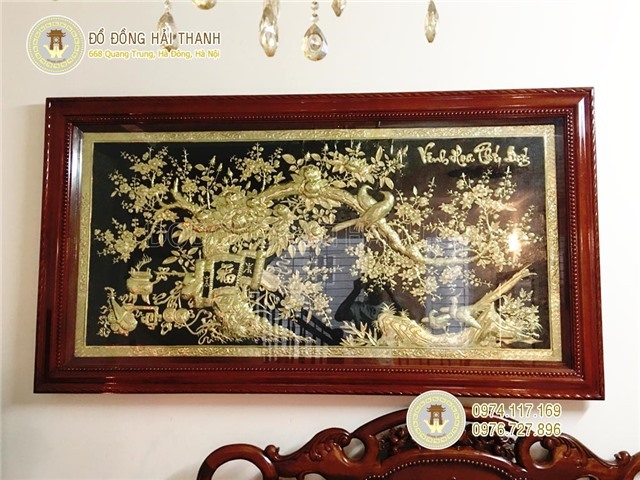 Tranh đồng Vinh hoa phú quý