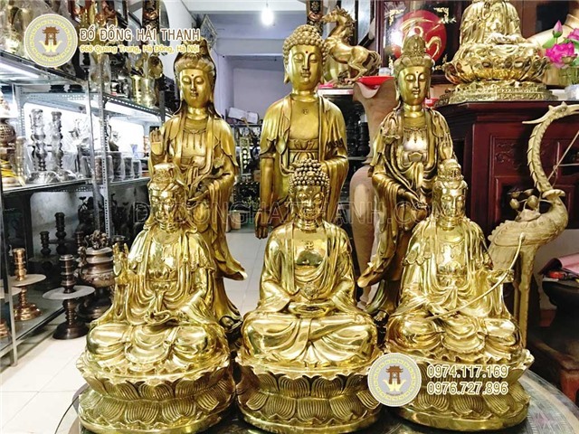 Đúc tượng phật đồng, đúc tượng tam thế phật bằng đồng