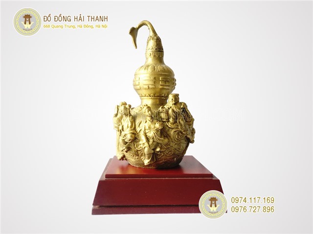 Hồ lô bằng đồng, hồ lô bát tiên trấn phong thủy
