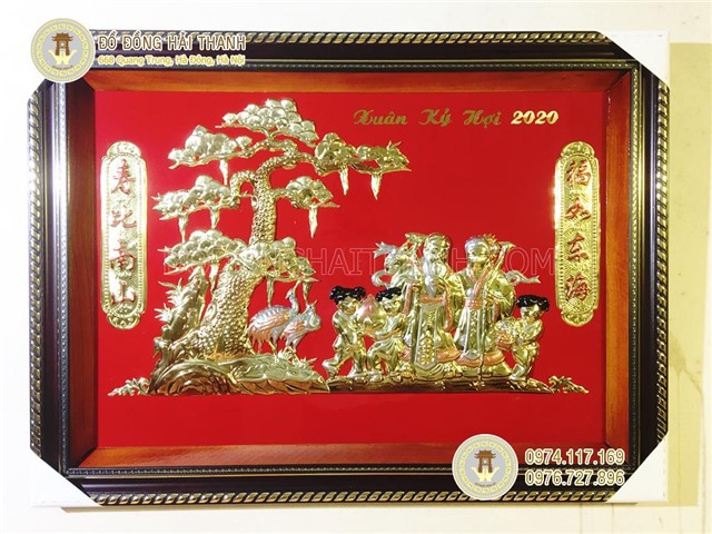Tranh mừng thọ ông bà 2020 giá rẻ dưới 1 triệu