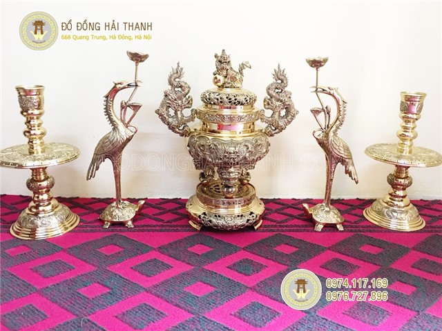 Lư đồng Vĩnh Tiến, bộ lư vĩnh tiến số 4