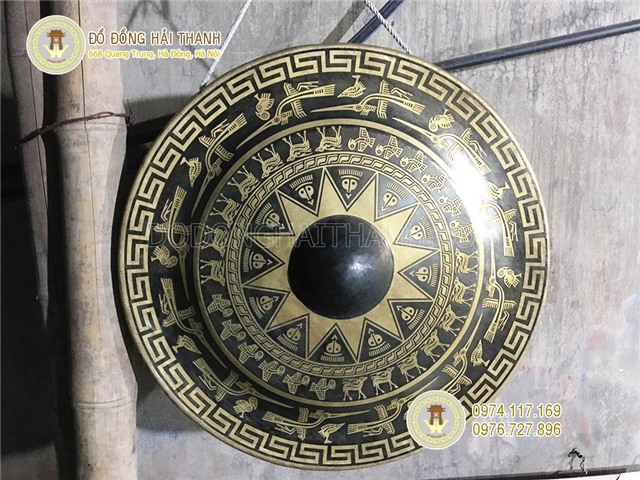 Chiêng đồng, mẫu chiêng đồng đẹp hoa văn trống đồng Đông Sơn