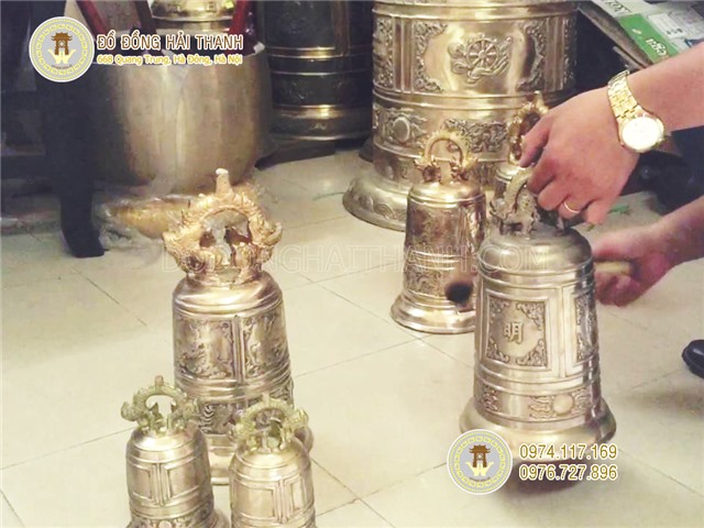Chuông đồng, đúc chuông đồng, chuông đồng mini tại phòng thờ