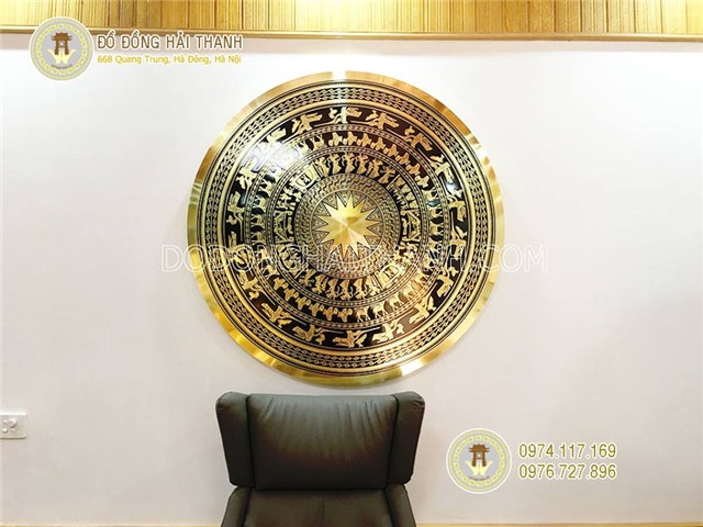 Mặt trống đồng Đông Sơn làm ăn mòn DK 90 cm