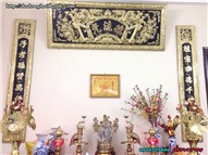 Hoành phi, câu đối, đại tự thờ cúng bằng đồng