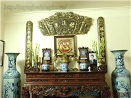 Nơi bán hoành phi câu đối bằng đồng giá rẻ, bộ cuốn thư câu đối 1m76