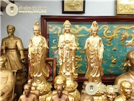 Giá bán bộ tượng tam thế phật bằng đồng - Đúc tượng phật đồng