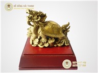 Tượng rùa đầu rồng bằng đồng