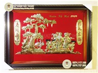 Tranh mừng thọ ông bà 2020 giá rẻ dưới 1 triệu