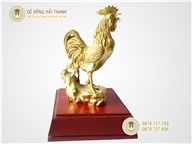Tượng gà bằng đồng