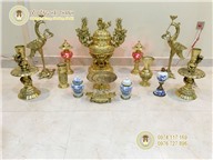 Bộ đỉnh lư đồng Dapha Đại Phát