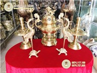 Bộ đỉnh đồng vàng cao 60 cm