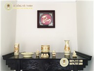 Tranh chữ Tâm bằng đồng, Món quà ý nghĩa