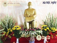 Đúc tượng bác Hồ dáng ngồi tại tổng cục kỹ thuật